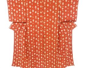 アンティーク　錦紗抽象模様着物